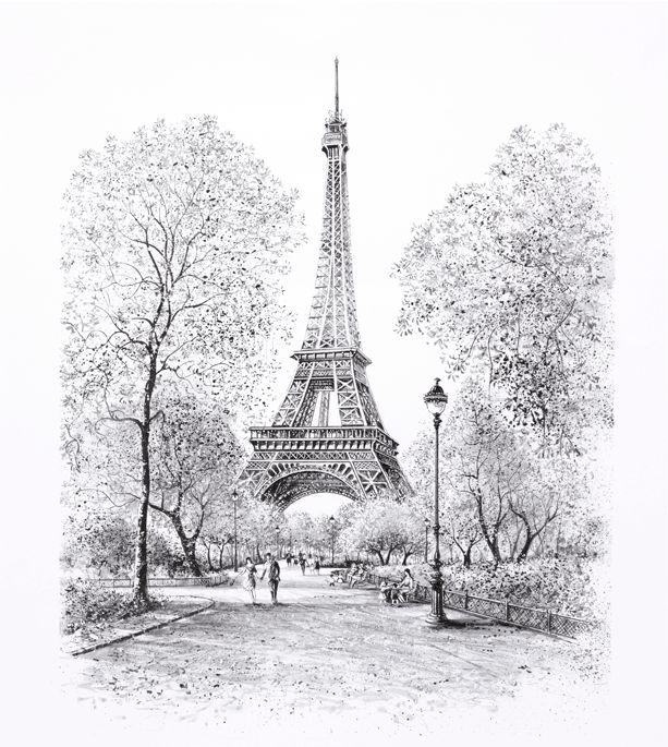 High-quality wallpapers and fabrics | EV1368 Mural Paris | Decowunder
